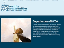 Tablet Screenshot of healthycommunitiesme.org